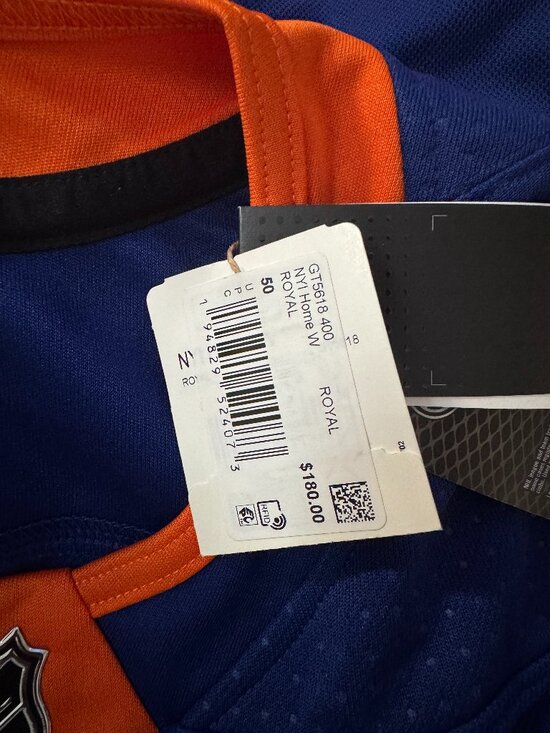 Adidas NHL New York Islanders Authentic Home Hockey Jersey GT5618 Mens $180 - Picture 8 of 11